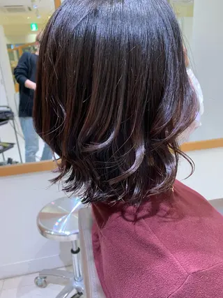 ミディアム カラー パーマ ヘアアレンジ メンズ キッズ ネイル マツエク・マツパ ARMONY秋山輝也 コテ巻き風パーマ特化のヘアスタイル