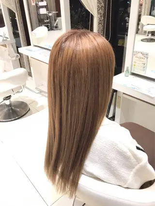 ロング カラー 艶髪/透明感 /YURIA🤍のヘアスタイル