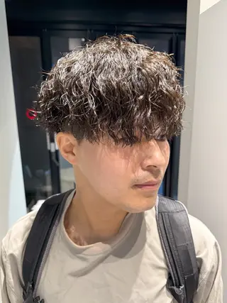 ショート パーマ メンズ メンズパーマ メンズ特化ryoのヘアスタイル