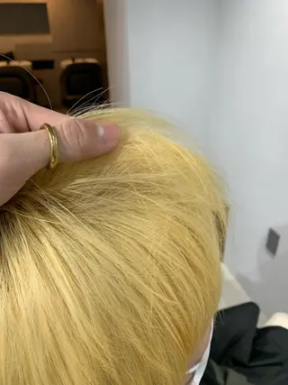 ミディアム カラー パーマ ボブパーマコテ巻き風 パーマNo1深江秀平のヘアスタイル