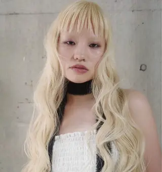 ロング カラー 田中 里奈のヘアスタイル