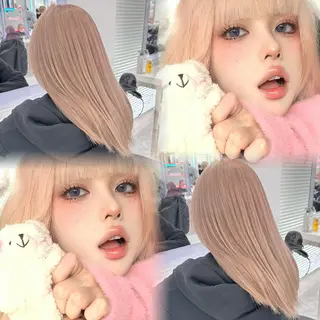ロング カラー 色落ち綺麗🩰ハイ トーン🎀RINKAのヘアスタイル