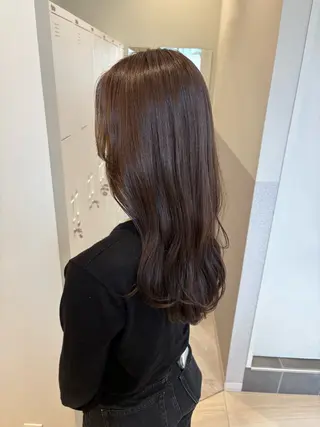 セミロング カラー 女性リピ90%🍨 🩷佐藤みずきのヘアスタイル