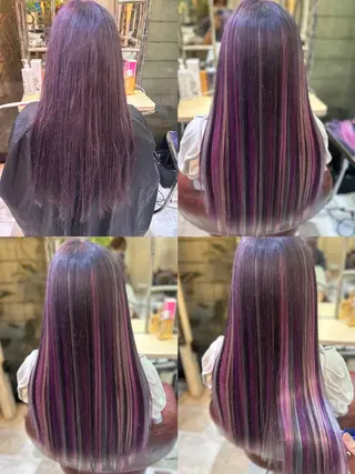 ロング カラー 佐伯 りょうのヘアスタイル