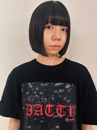 ミディアム ケアパーマ/ケアブリ ーチdaisukeのヘアスタイル