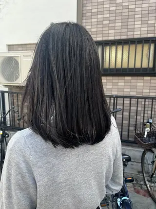 セミロング 韓国好き🇰🇷 美容師MIKUのヘアスタイル