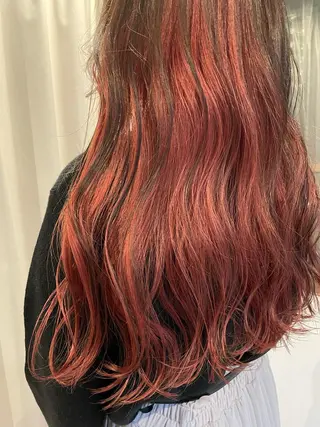 ロング カラー ヘアアレンジ REONA🪽✨薬院 レイヤーカット🫧のヘアスタイル