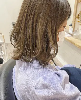 ミディアム カラー 空きあり💛 miho 大国町のヘアスタイル