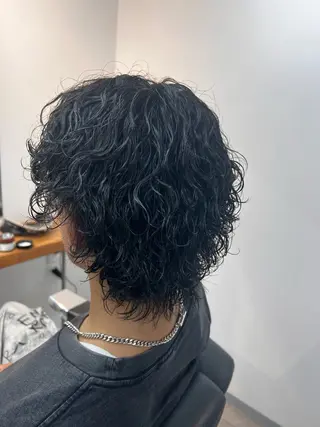 ショート メンズカット、パーマ 特化🔥🌊瀬川竜生のヘアスタイル