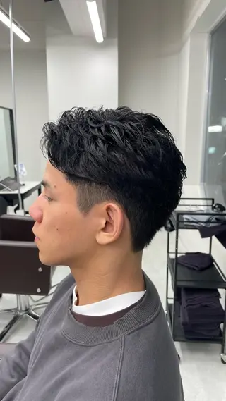 ショート パーマ メンズ メンズ特化AMITY SHINGOのヘアスタイル