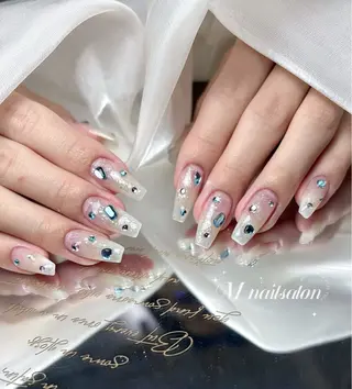 ネイル M🌷nail 長さだし専門店のネイルデザイン