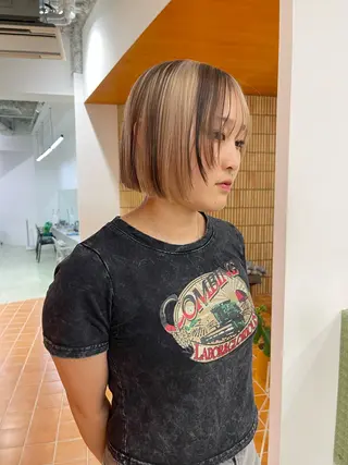 ショート ワタナベ ヒヨリのヘアスタイル