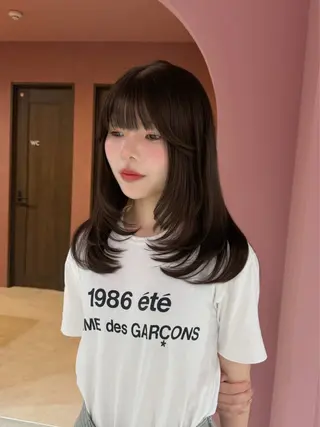 ロング 透明感カラー♡ 原宿美容室¦Rinaのヘアスタイル