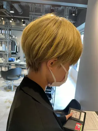 ショート カラー レイヤー×髪質改善 ×透明感/杉田 圭のヘアスタイル