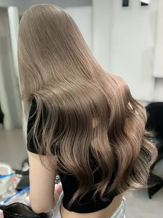 ロング カラー 💍モテる艶髪 透明感カラー💖のヘアスタイル