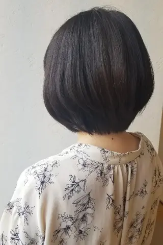 ショート ばんの かすみのヘアスタイル