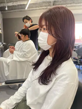 ロング yui/ layer cutのヘアスタイル
