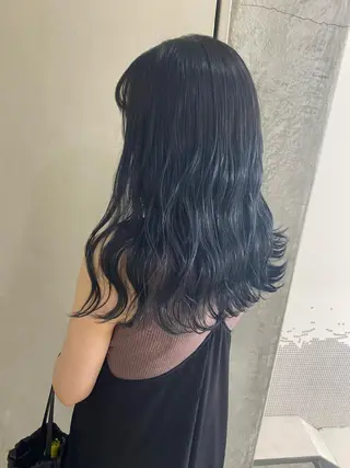 ミディアム カラー 清村 和音のヘアスタイル