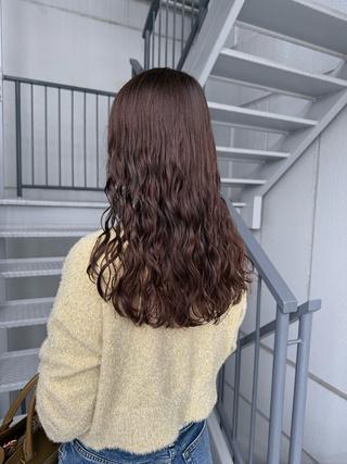 セミロング 🌞朝5分で簡単 おしゃれパーマ🌞のヘアスタイル