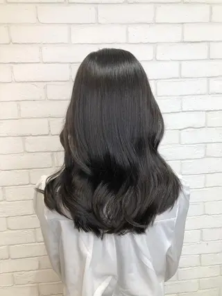 ミディアム カラーアンドケアリタ kitamuuuのヘアスタイル
