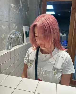 ミディアム 似合わせカット カラー/心斎橋/メイのヘアスタイル