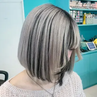 ショート mana/ブリーチ/ メンズ/ヘアセットのヘアスタイル