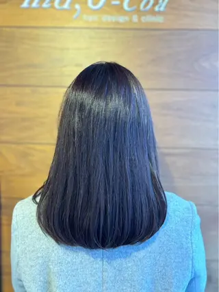 セミロング カット無料 カット モデル募集中 網谷のヘアスタイル