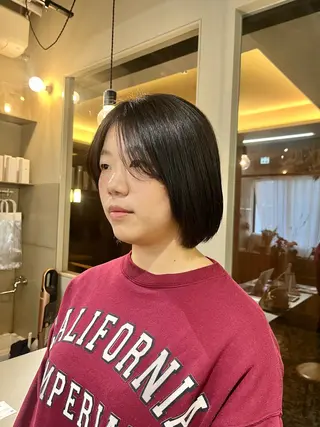 ショート カラー 透明感カラー/名古屋 /栄/木下奈々望のヘアスタイル
