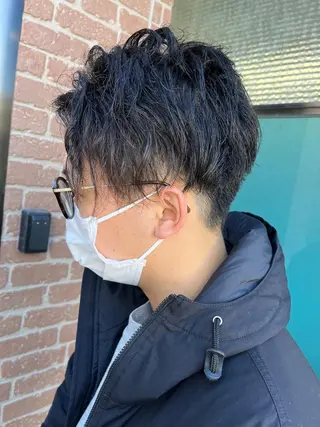 ショート カラー パーマ ヘアアレンジ メンズ キッズ ネイル マツエク・マツパ アイブロウ 久木原 ゆりのヘアスタイル