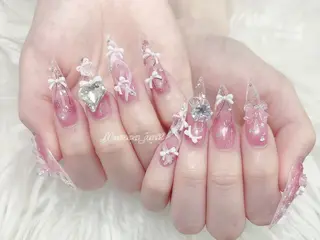 ネイル MoMoA Nail ネイル長さ出し専門店のネイルデザイン