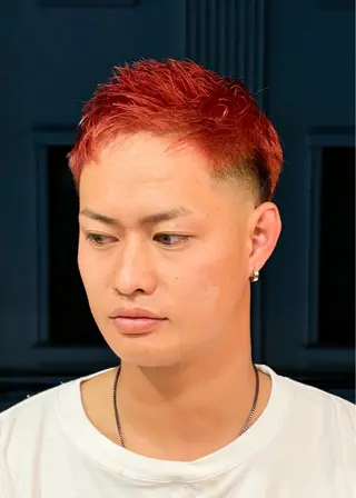 ショート カラー メンズ 三宮メンズカット ヨシイッキのヘアスタイル