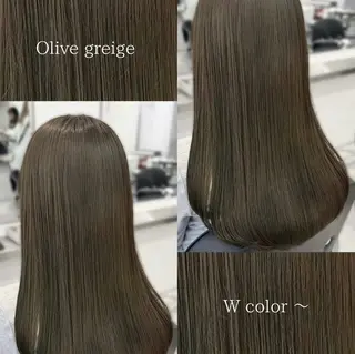 ロング カラー Parve Mix 森 美遥🩶のヘアスタイル