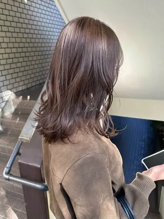ミディアム NAGISA髪質改善 &透明感カラー🪞のヘアスタイル