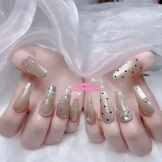 ネイル MoMoA Nail ネイル長さ出し専門店のネイルデザイン