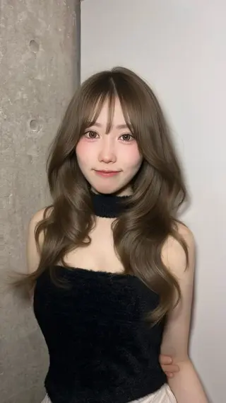ロング カラー 上品モテヘア🩶 karen🩶のヘアスタイル