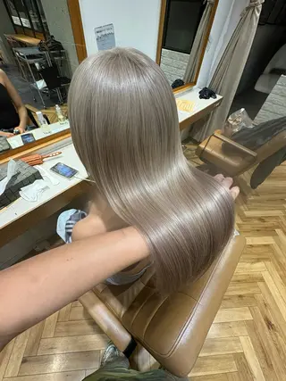 ロング カラー キョウスケ/レイヤー /ハイトーンのヘアスタイル