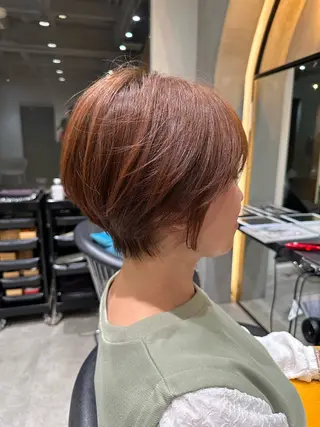 ショート 縮毛矯正/レイヤー taiga🧡のヘアスタイル