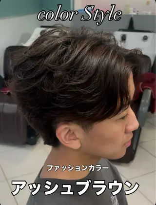 ミディアム カラー メンズ 🌫️EARTH 【タツキ】🌫️のヘアスタイル