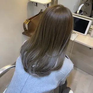 ミディアム カラー 似合わせhair /モガミユナ🎀のヘアスタイル