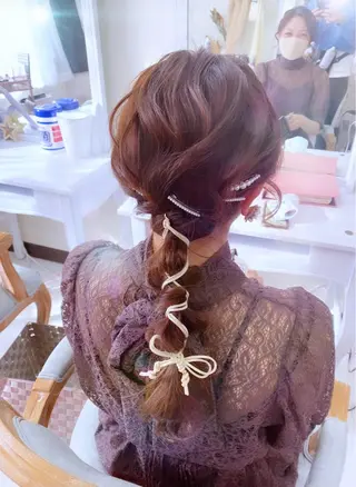 ヘアアレンジ ヘアセットサロン ココのヘアスタイル