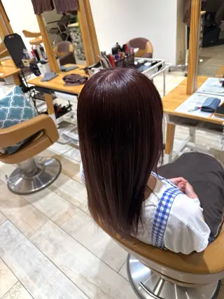 ロング カラー メンズパーマ/透明感 カラー 北山 祐助のヘアスタイル