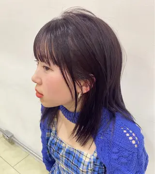 ミディアム カラー 今出 咲紘のヘアスタイル