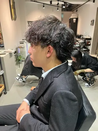 ショート パーマ メンズ Mizuki Yajimaのヘアスタイル