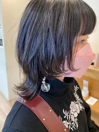 ミディアム CASANE 大橋康智のヘアスタイル