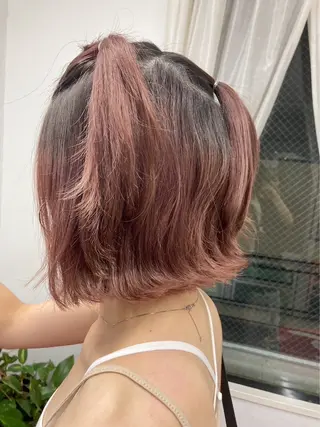 ミディアム カラー ヘアアレンジ Helena/ みこと💫のヘアスタイル