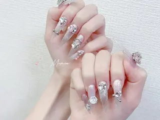 ネイル MoMoA Nail ネイル長さ出し専門店のネイルデザイン