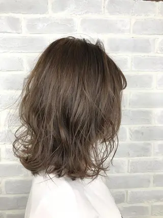 ミディアム カラー 【透明感、艶髪】西村 有司のヘアスタイル