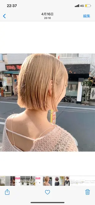ショート RIRI💛 ママ美容師👶🏻のヘアスタイル