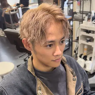 カラー メンズ ⭐️フウタ⭐️/郡山 /透明感カラーのヘアスタイル