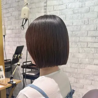 ショート カラー Saki💛心斎橋 髪質改善/艶カラーのヘアスタイル